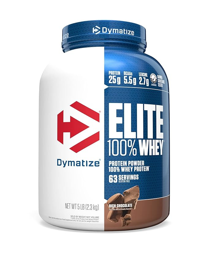 Dymatize Nutrition Elite 100% Whey Protein - 5 Lbs