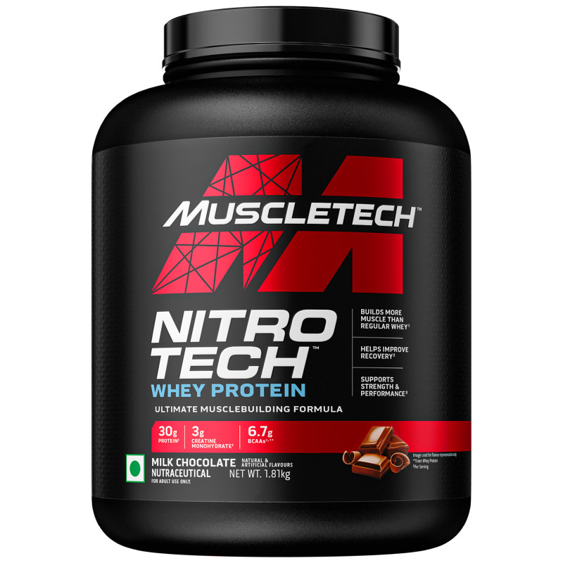 Muscletech NitroTech Whey Protein with Creatine Formula IND.
