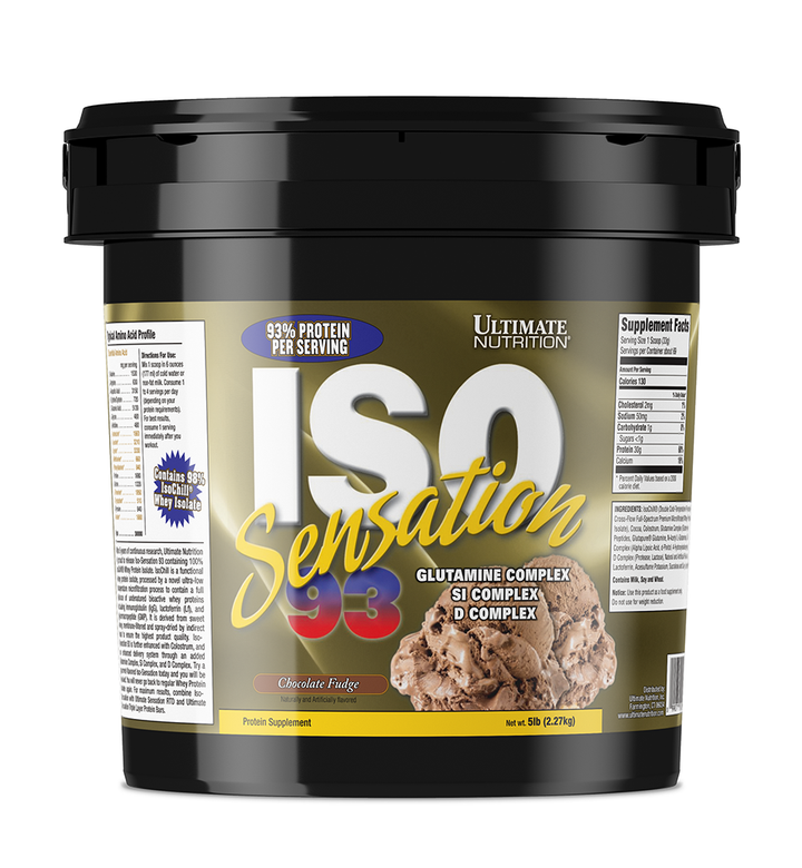 Ultimate Nutrition ISO Sensation-93 Whey Protein Isolate