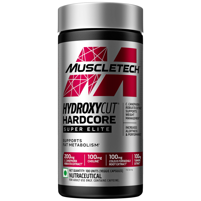 MuscleTech, Hydroxycut Hardcore, Super Elite-100 Cap