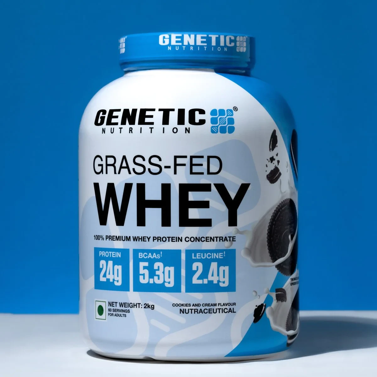 Genetic Nutrition Grass-Fed Whey | Whey Protein Concentrate Powder